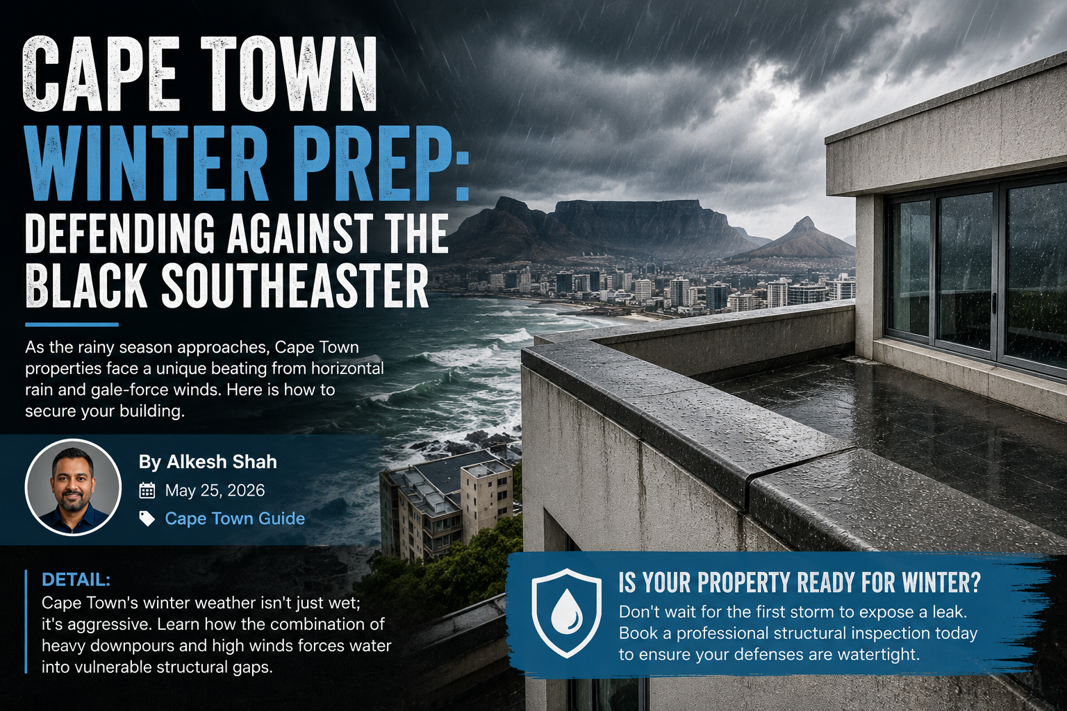 Roof Leak Repair in Cape Town - The Emergency Action Guide